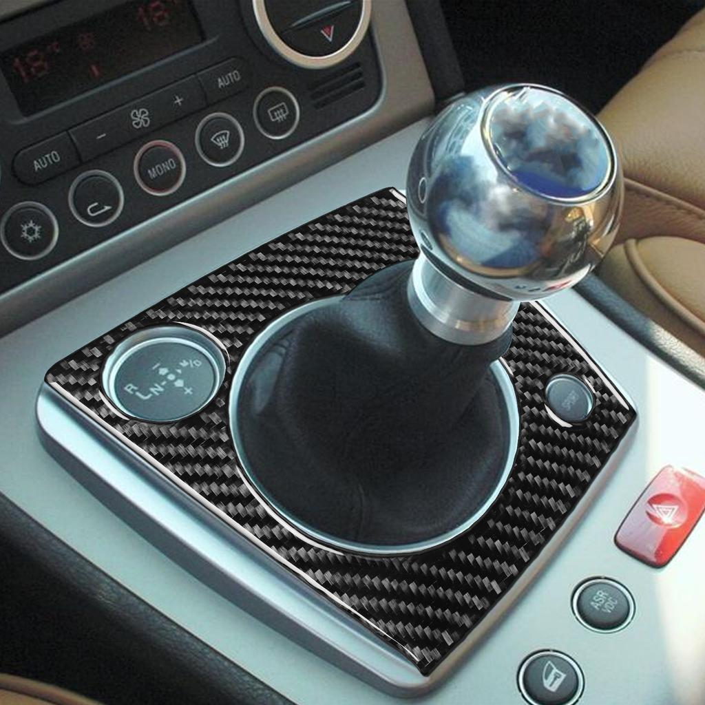Real Soft Carbon Fiber Sticker Manual/Automatic Car Gear Shift Frame Panel For Alfa Romeo 159 2005-2019 2020 2025 2025 2025 LHD