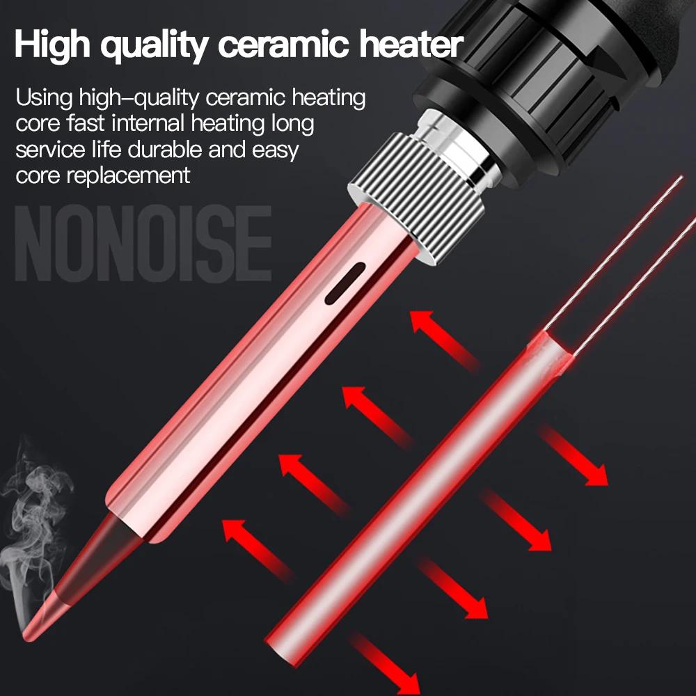 80W Digital Soldering Iron Kit: 17-in-1 Adjustable Temp (220V) with LCD, Multimeter & Replaceable Tips for Precision Welding