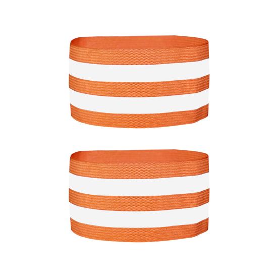 1 Pair Cycling Wristbands Reflective Strips Portable Extra Wide Stretchable Hand Leg Strap Riding Safety High Elastic Outdoor
