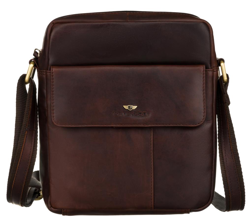 PTN 719-OPU-4734 Braune Ledertasche