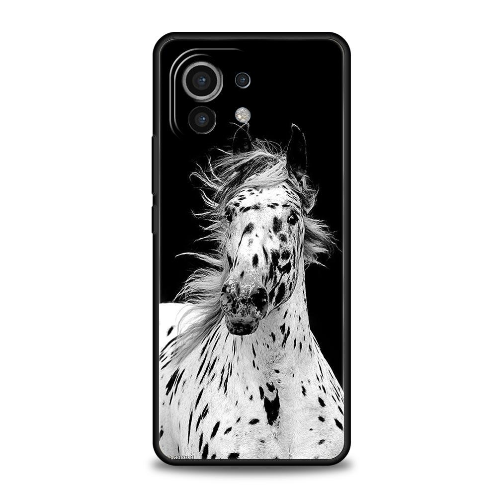 Animal Horse Phone Case Cover for Xiaomi Mi 17 15 14 13 12 11 Ultra 15T 14T 13T 12T 11T Pro Lite 5G Soft TPU Shell Fundas Capas