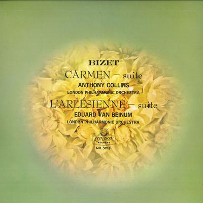 LP Record ANTHONY COLLINS, EDUARD VAN BEINUM, - Bizet: Carmen / Woman of Arles MR5019 LONDON Japan Classical Used