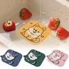 Silicone Floor Drain Cover Cartoon Dog Sewer Filter Pad  for Bathroom Hair Collection