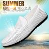 Mocassini e Slip-on da Uomo in Pelle Traforata Scarpe Casual Eleganti Mocassini da Uomo Slip-on Estivi Scarpe da Ginnastica Scarpe da Guida da Uomo