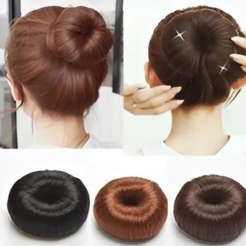 1+1 Ponytail, Dumpling Hair, Flight Attendant Hair, Upstyle, Wig Hair