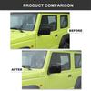 Bilbackspegel Skaldekorationsskydd för Suzuki Jimny 2019 Up Exteriör tillbehör, ABS kolfiber, 2st