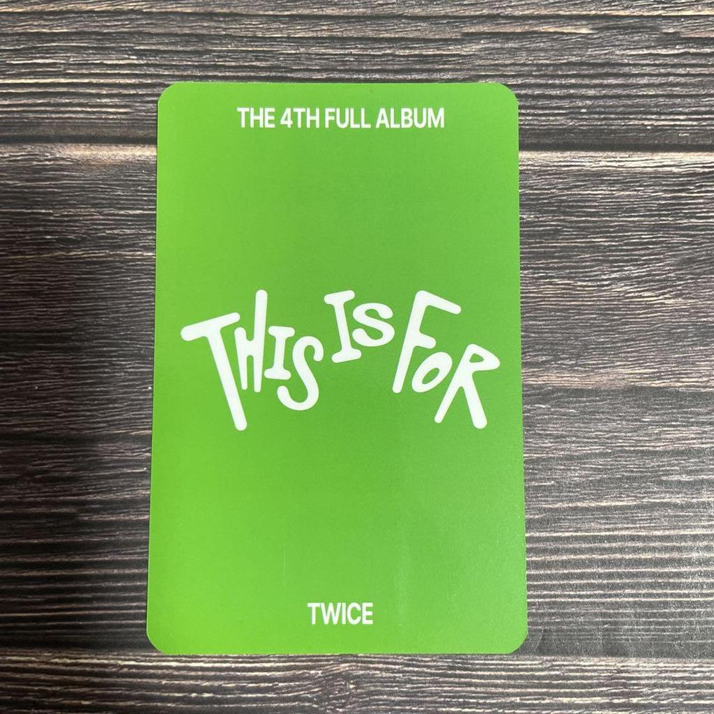 [USED] TWICE THIS IS FOR musicplant bonus trading card Mina
