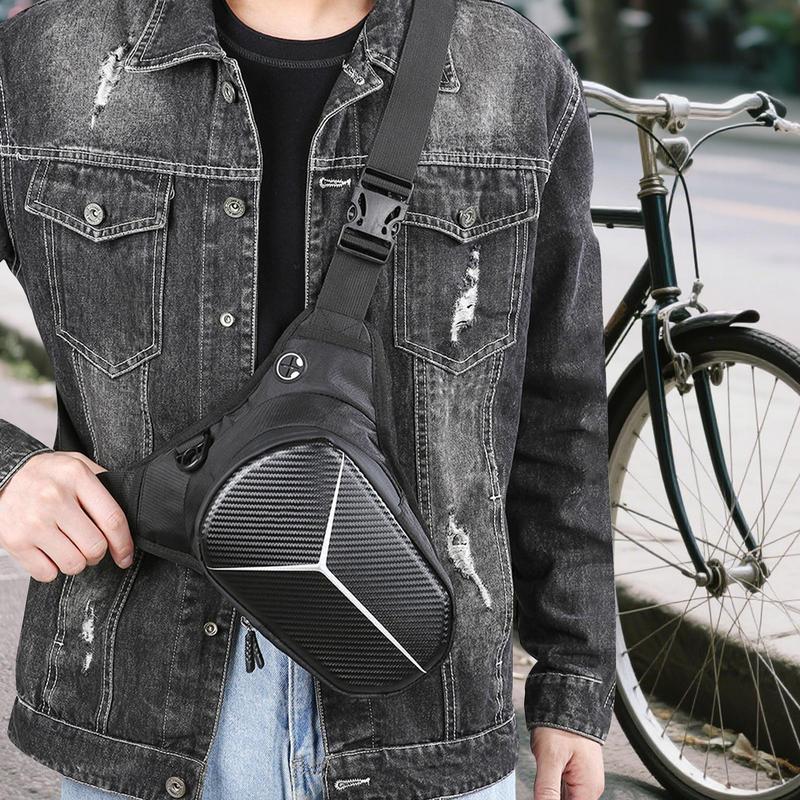 Motorcycle Moto Leg Side Storage Bag Motorbike EVA Hard Shell Male Phone Waist Pack Quick Release Belt Bags Motorcycle Equipment