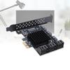  PCIE 1X 9 Port Serial ATA3.0 Expansion Card SSD PCIE3.0 GEN3 6Gbps Serial ATA3.0 Adapter Card  11 2003 