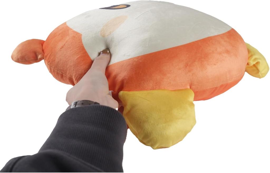Marushin Kirby Mochi Mochi Cushion, Marshmallow, Soft and Smooth, Character Cushion, Nintendo Waddle Dee, Gift, Birthday Item, 4585007600