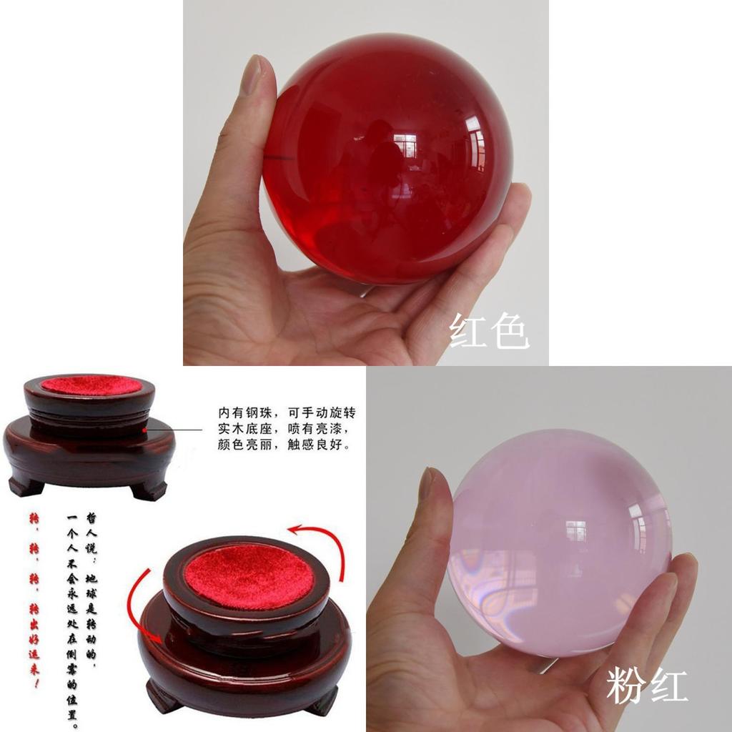 Chinese Style Crystal Balls With Transparent Glass For Collectors And Decorations