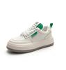2024 Spring New Shoes Fashion Small White Shoes Genuine Leather Thick Sole Fashion Shoes Women's Sports and Casual Board Shoes