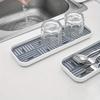 1pc Kitchen Dishcloth Sponge Drain Rack Sink Edge Storage Shelf Narrow Cloth Small Steel Wire Ball Tray Basket.