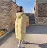 Winter Women's Jacket Parkas Loose Hooded Cotton Padded Female Long Down Jacket Thicken Oversize Puffer Coats