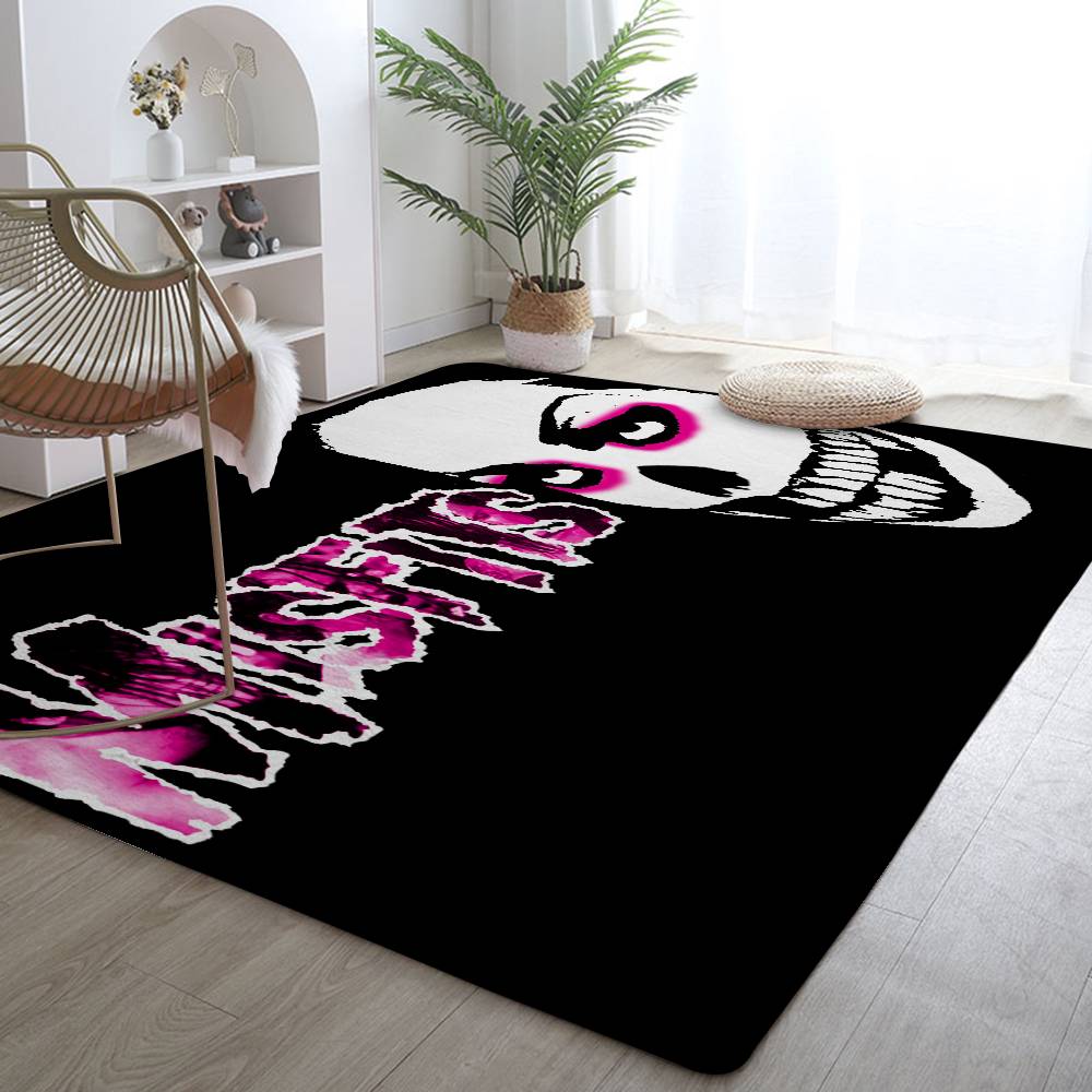 M-Misfits Rockband Fußmatte Wohnzimmerteppich Für Schlafzimmer Willkommensmatte Außenmatte