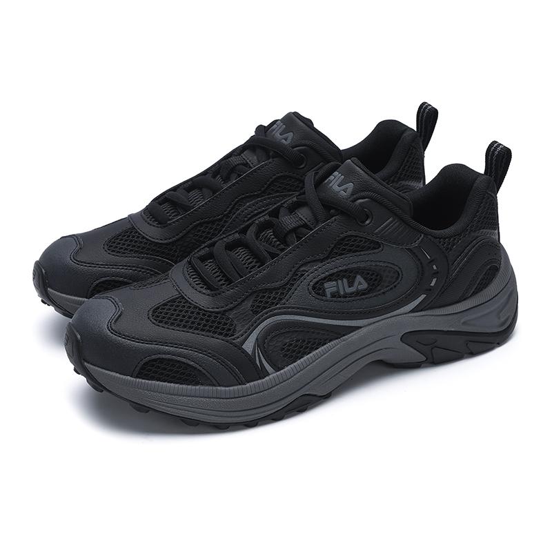 Fila Fluxion Casual Sneakers Fashionable Versatile Trendy Comfortable Men Sneakers Black Gray F12M532115FBC