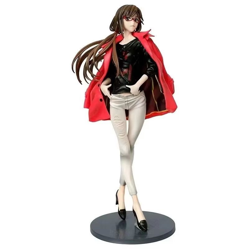 

26cm Anime New Century Gospel Warrior Asuka Makoto Shibata Casual Clothes Figurine Model Collection Doll Ornament Birthday Gift красный