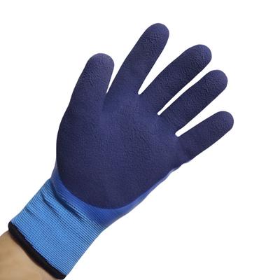 Coldproof Full Finger Gloves Waterproof Winter Padded Rubber Glove Wear-Resist for Automobile Repair Logistics Transportation