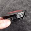 Für Dodge 4 Stück x 63mm Auto Logo Radnabendeckel Chrysler 300C Felgenabdeckung Emblem Aufkleber Charger Challenger Hell Cat SRT