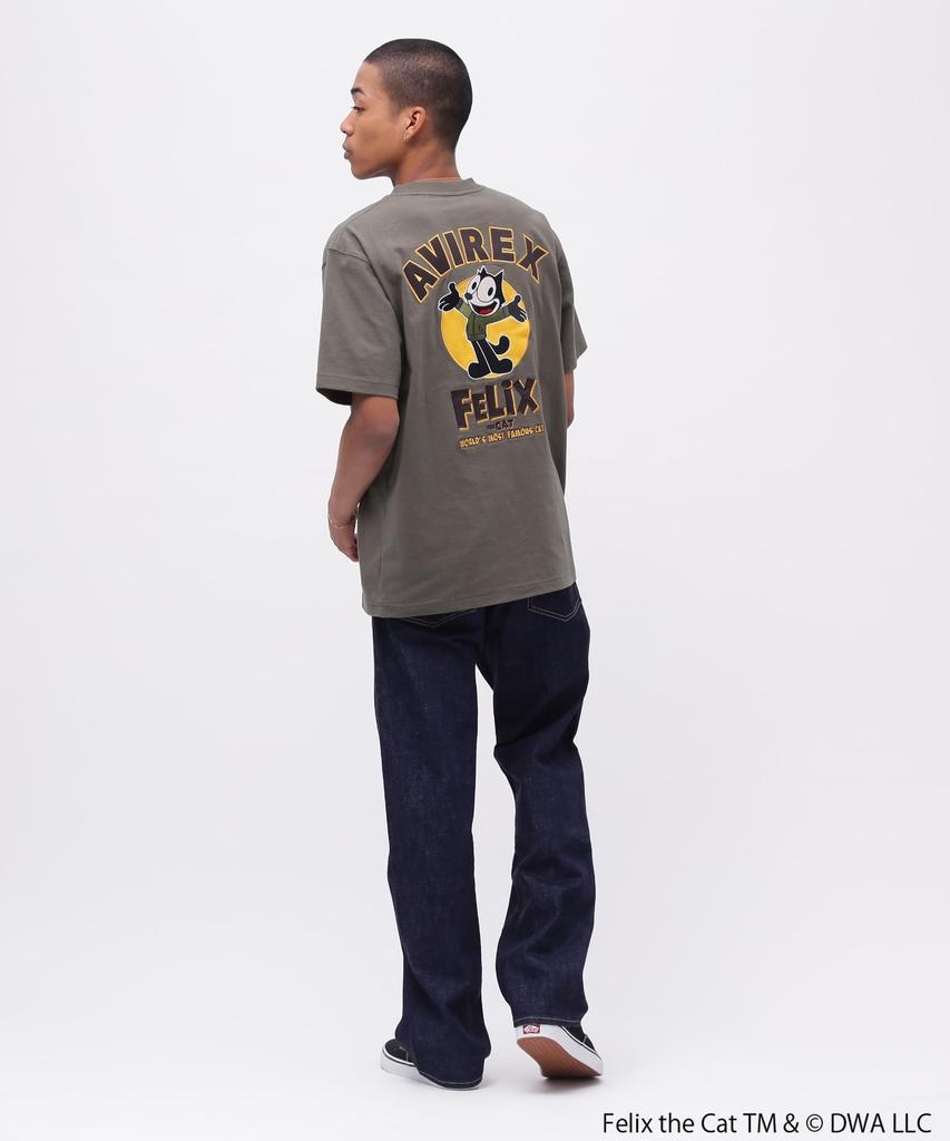 Avirex Felix Embroidery Logo T-Shirt, Men's, XL, 310, Olive, 783-5134035