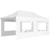 Professional Party Tent Foldable with Walls Aluminum 6*3m White