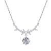 Necklace [Flash White Rose | Goddess Limited] Wisteria Flower, Lucky Four-leaf Clover, True Love, Eternal Rose Clavicle Chain, Niche BBXLGQ010