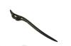 Naissant of Natural Wood Kanzashi Simple Wooden Hair Ornament for Japanese Clothing [Set 2] (Ebony Hairpin) -