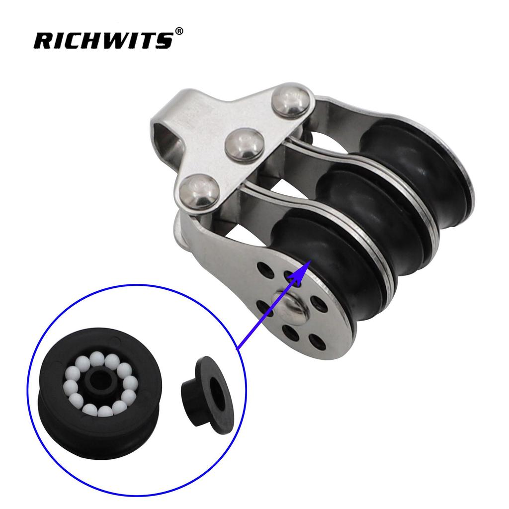Stainless Steel Nylon Pulley Block for Yacht and Sailboat Rope