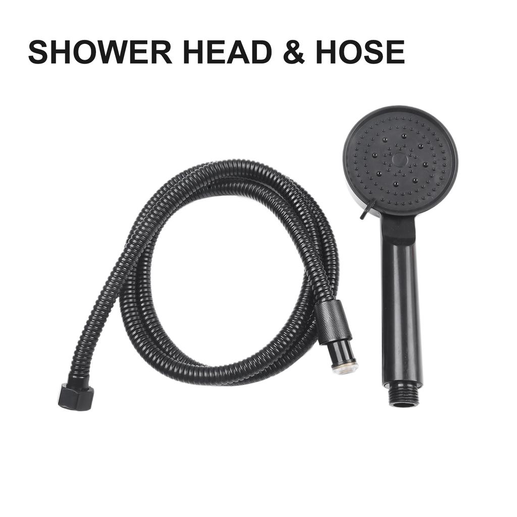 Handset Shower Head Adjustable Bathroom Fixed Support Hand Hold High Pressure Rain Bath Replacement Water Saving