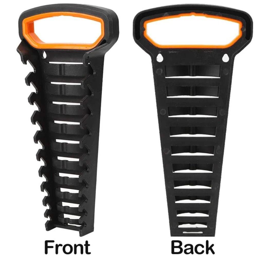 

Wall Mounted Wrench Organizer Tray Movable Tools Rack Holders Hand Tool Organizer 12Pcs-stand