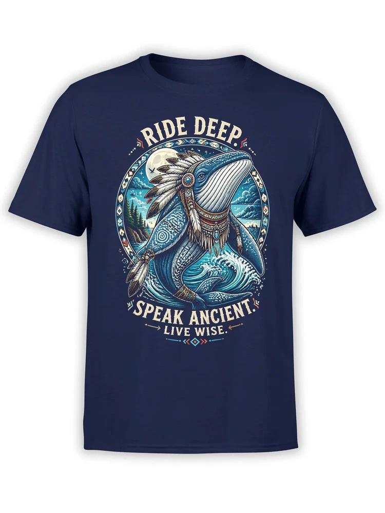 Ancient Rider Whale TShirt Unisex S