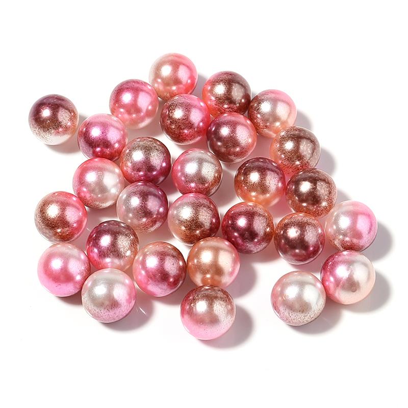 50-1000pcs/Lot 9 Colors No Hole Gradient Mermaid Imitation Pearls Beads Plastic Spacer Bead For DIY Jewelry Making Accessories