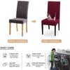Waterproof Elastic Chair Cover for Dining Room Kitchen Wedding Hotel Banquet Restaurant Anti-dirty Seat Cover Housse De Chaise