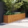 Raised Garden Bed 385x50x69 Cm Corten Steel