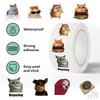 500Pcs/Roll Kuso Funny Animal Emoji - Cat & Dog Kids Rewards Stickers - DIY Scrapbooks Album Decor Sealing Label Decals