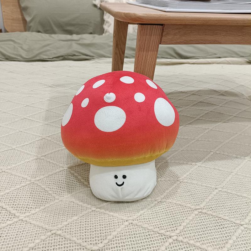 Cute Shiitake Mushrooms Plush Toy 18x20cm New Stuffed Vegetables Mushroom Soft Pillow Doll Toys Kawaii Gift