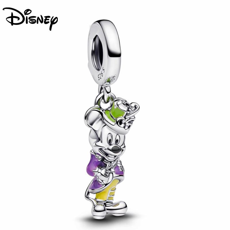 925 Silver New Pendant Stitch Charms Beads Fit 3mm Bracelet Necklace Women DIY Fine Festival Jewelry Gift