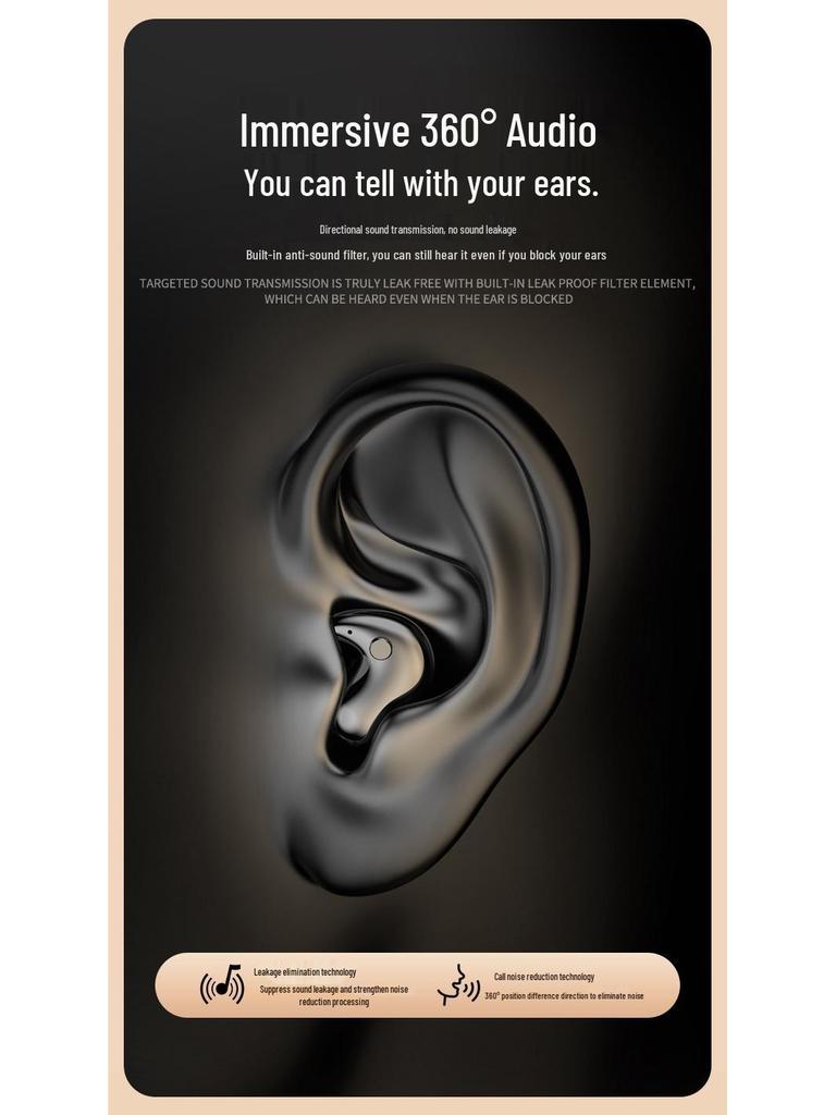 Y29 In-Ear Ultra-Thin Sleep Bluetooth 5.3 Earbuds: High Sound Quality, Long Battery Life, Digital Display.