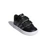 adidas Vl Court 2.0 Durable Low-Top Skate Shoes Baby Sneaker Black F36402