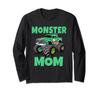 Monster Truck Are My Jam Monster Truck Mom Mother's Day Long Sleeve T-Shirt
