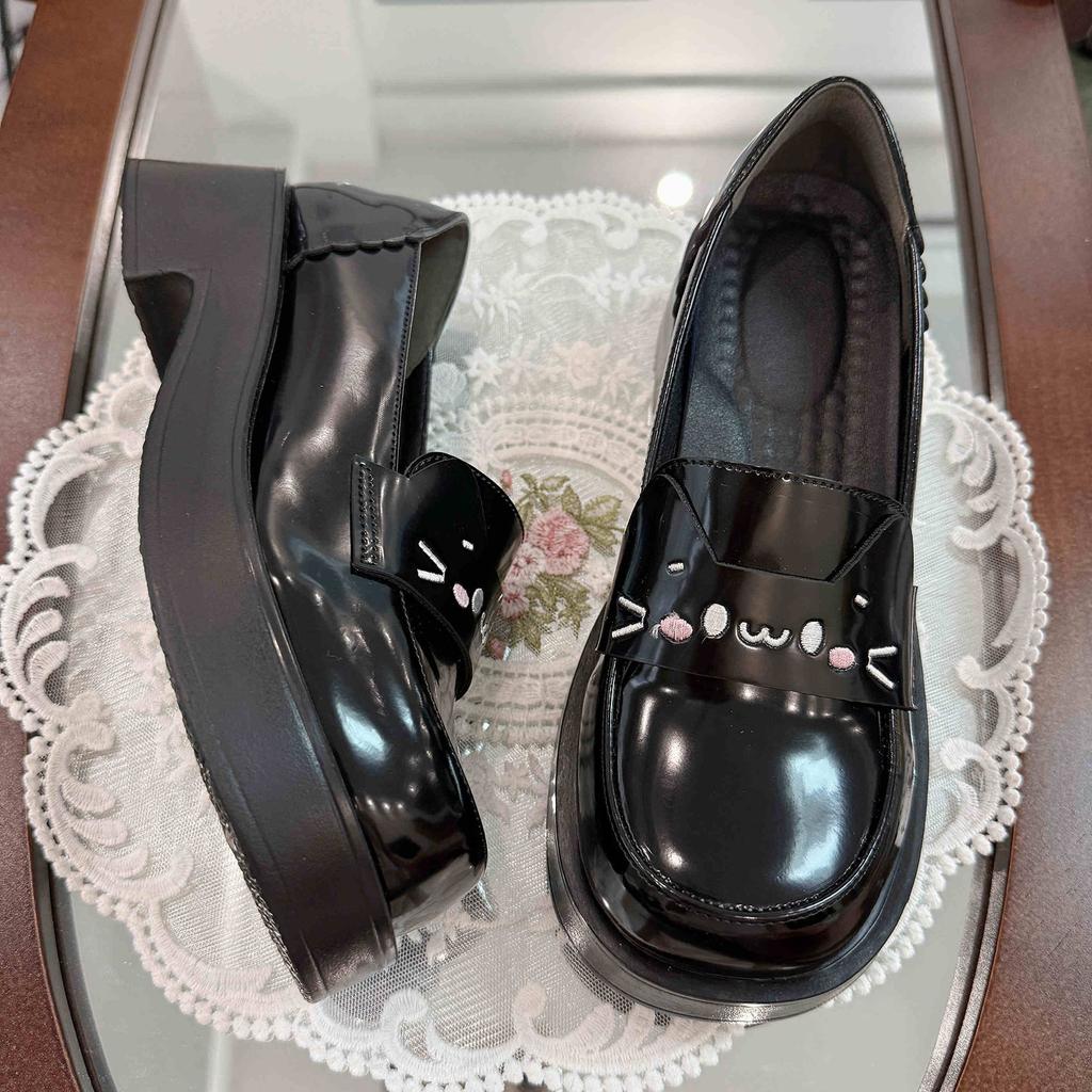 2025 New Autumn Japanese Soft Girl Jk Small Leather Shoes Student Cute College Mary Jane Shoes Lolita Single Shoes Women