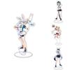 Stunning Hololive Anime Acrylic Stand Figure Ornament With Aqua Akai Shirakami Pekora Natsuiro Inugami Sakura