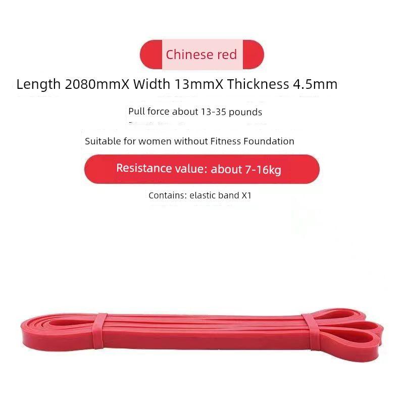 

Natural Latex Elastic Band Fitness Men s Resistance Band Strength Training Women s Yoga Stretch Pulling Rope Shoulder Training Auxiliary Red 208cm * 0.45cm * 1.3cm 15-35 pounds