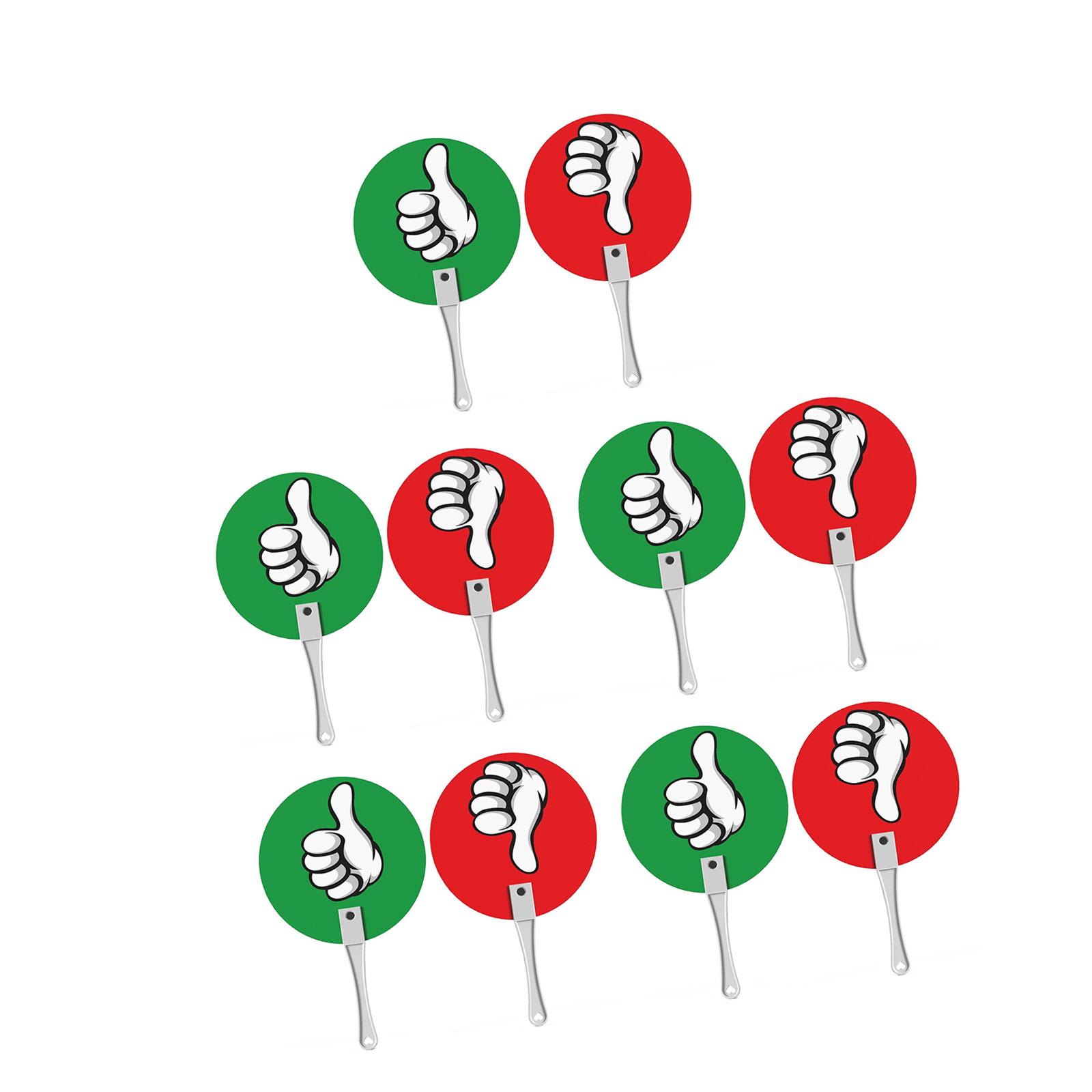 

10 шт. Палец вверх Палец вниз Классная доска для голосования Да Нет Доски Классные принадлежности Доска Правда Ложь Аукционная доска A