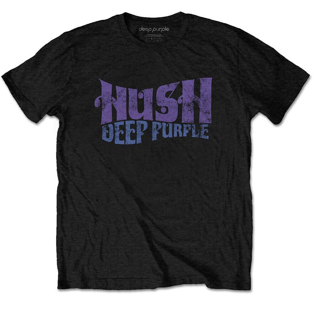 

Черная футболка унисекс Deep Purple Hush