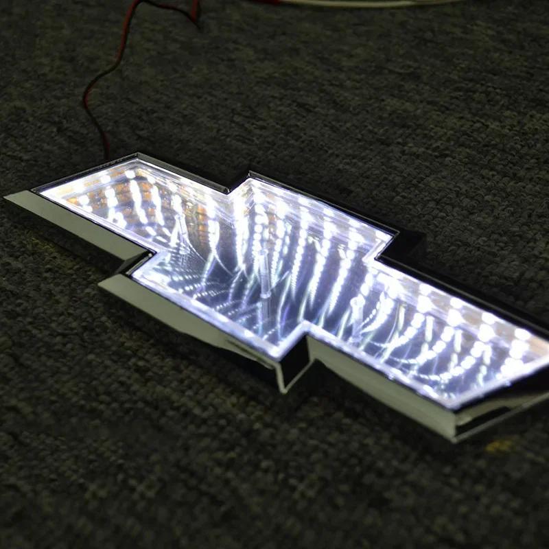 20X 7.2cm LED Car Rear Trunk Logo Emblem Sticker Light for Chevrolet Lacetti Sail Aveo Cruze Malibu Orlando Captiva Optra Trax