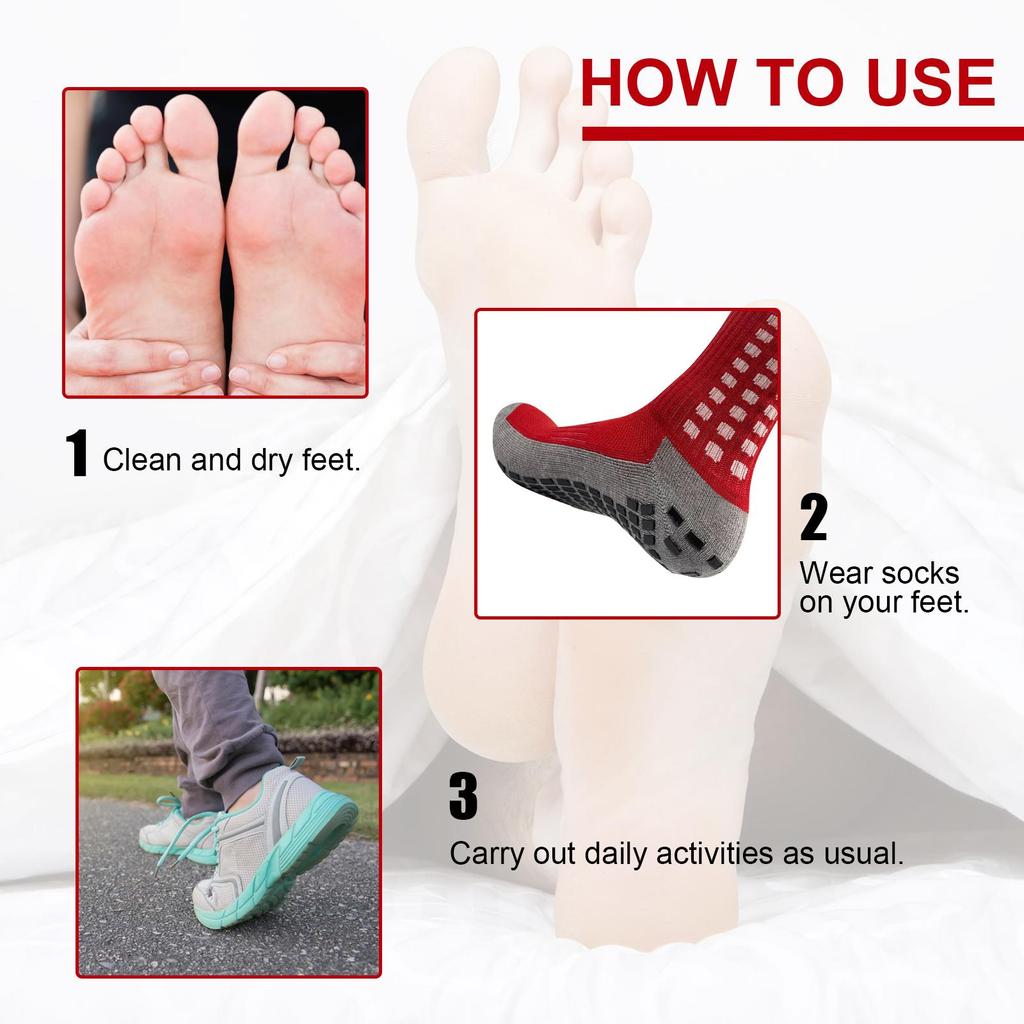 Houkea Foot Massage Socks-Outdoor Fitness Wear with Breathable Comfort, Massage Function, Anti-Slip Design & Warmth