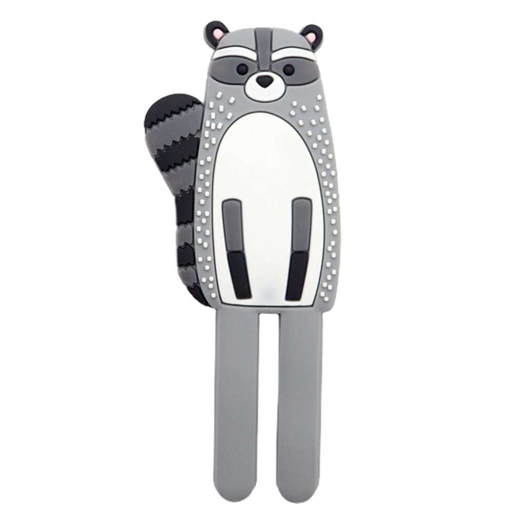 Refrigerator Magnet Cute Animal Shape Silicone Magnetic Hook Decorative Fridge Sticker Hanger Hook For Home