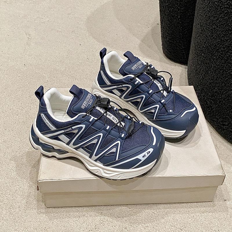 Thick-soled breathable dad shoes women's new retro versatile non-slip and wear-resistant hiking and mountaineering casual sports shoes