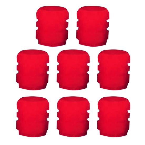 Glow In The Dark Tire Valve Caps Universal Tire Valve Stem Covers for Car Truck SUV Motorcycle Night Safety Lights Dustproof Tire Accessories